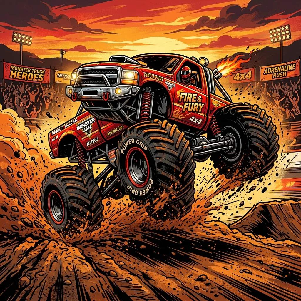 Truck Mania invitation preview